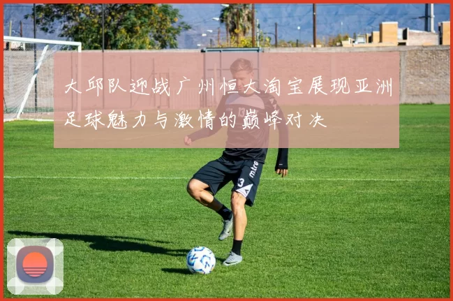 大邱队迎战广州恒大淘宝展现亚洲足球魅力与激情的巅峰对决